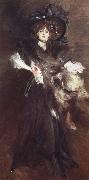 Giovanni Boldini Portrait of Mlle Lantelme Sweden oil painting artist